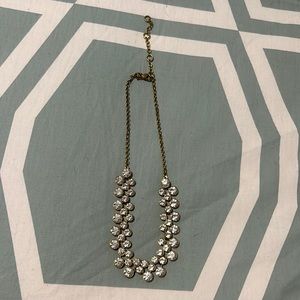 Crystal and gold necklace